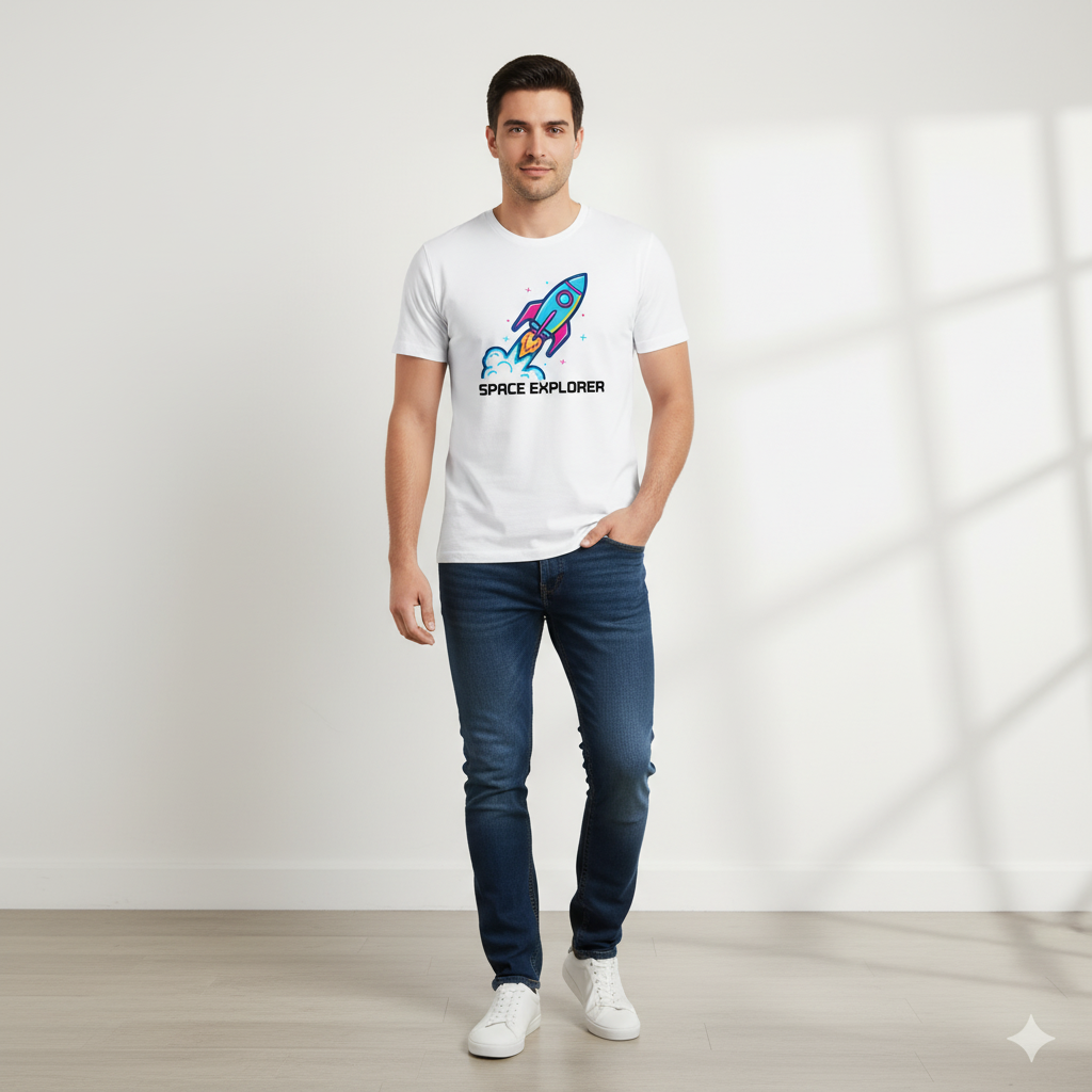 Na modelu mężczyzna